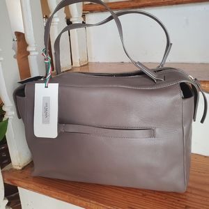 Lia Numa Italian Leather Handbag